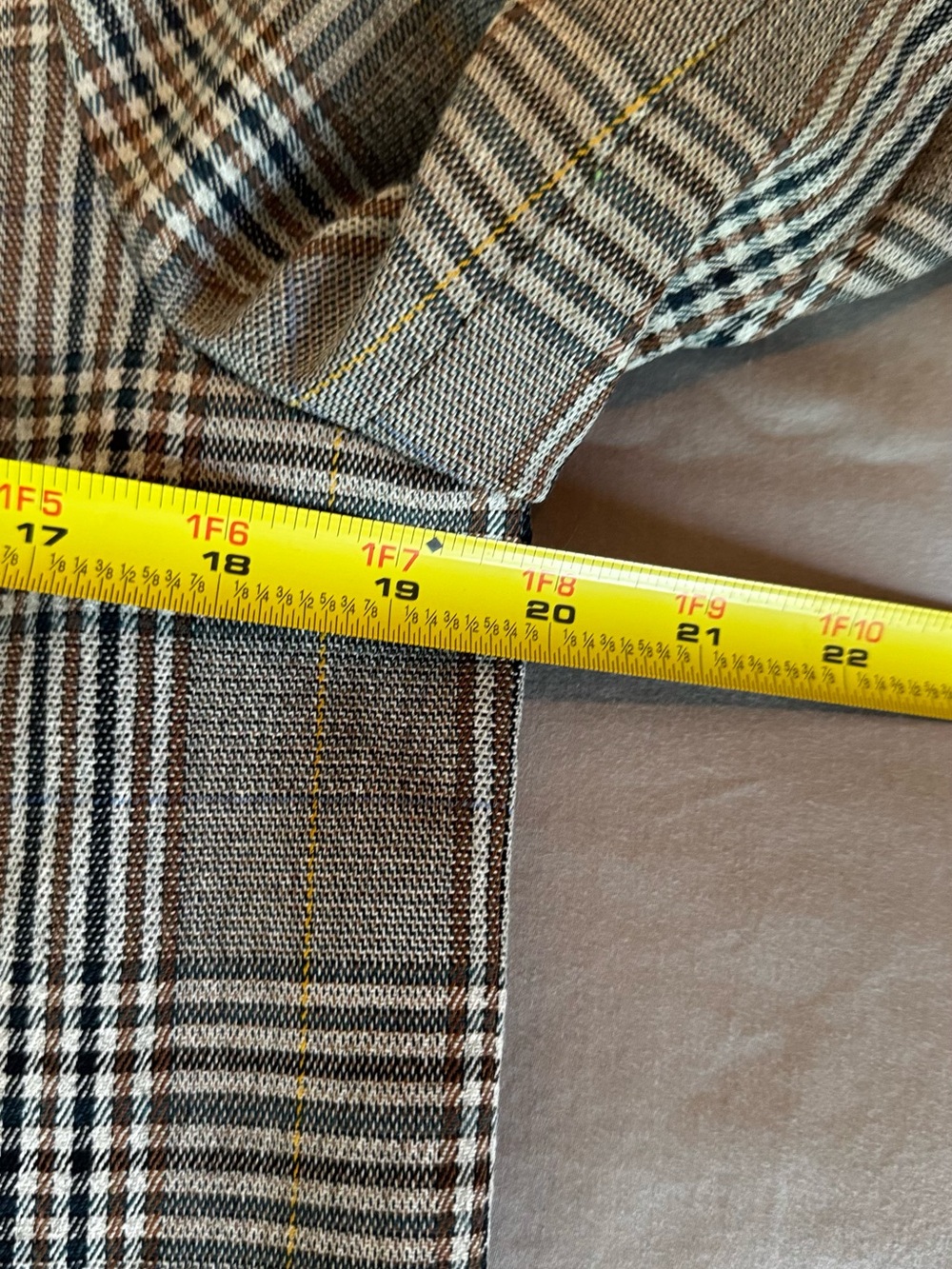 MADEWELL Caldwell Menswear Plaid Double-Breasted Blazer Classic Jacket - Picture 13 of 16